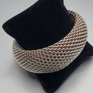 Tiffany & Co Wide Somerset Bangle 925 Sterling
